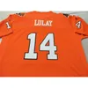 Пользовательские 604 молодежные женщины винтажные BC львов # 14 Travis Lulay # 33 Andrew Harris Football Jersey Size S-4XL или пользовательское любое имя или номер Джерси