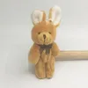 30 pièces/ensemble 8 cm mignon doux Mini Joint lapin pendentif en peluche lapin pour porte-clés Bouquet jouet poupée bricolage ornements cadeaux