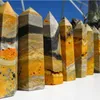 Bumblebee Jasper Gemstone Towers 정신 선명도 긍정적 인 에너지 삶의 여정