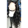 Braziliaanse Remy Menselijk Haar Kant Front Pruiken Pre Geplukt Natuurlijke Black Natural Wave Full Machine Made Lace Front Pruiken 150% Dichtheid