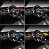 Alcantara Dashboard Gösterge Tablosu Araba Etiketler Trim Kapak İç Kalıp Dekoratif Ford Mustang 2009-2013 için Şeritler