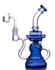 7.9Inchs Hookahs Recycler Dab Rigs Rökning Glass Pipe Beaker Water Bongs 14mm Banger Accessory Unique Bong Shisha