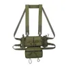 Tactische camouflage borst rig molle vest accessoire mag pouch magazine tas carrier outdoor sport airsoft uitrusting combat aanval no06-034