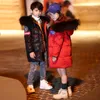 Olekid Winter Down Jacket voor jongens Dikke Warm Big Real Fur Collar Children Boys Winter Coat 4-15 jaar Kids Teenage Parka LJ201203