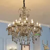 Lampadari murano vetro lampadario soggiorno soffitto a sospensione fumato grigio cristallo per scale luci sospese cucina