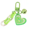 Kreative Liebe Glocke Auto Schlüsselanhänger Anhänger Party Favor Kleine frische Farbe Acrylkette Zubehör Paar Tasche Dekoration