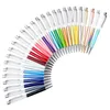 28 kolorów DIY Pusta rurka metalowe długopisy boiskowe DIY samozapilające się pływający brokat suszony kwiat kryształowy pen pen pens pens