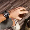 Reef Tiger/RT Luminous Sport Watch for Men With Date Steel Watch com marcadores luminosos Cronógrafo quartzo RGA3029 T200409