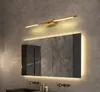 Mirror front light simple modern led bathroom bathroom mirror cabinet lighting waterproof anti-fog lamps Nordic toilet lights