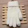 Women's Cashmere Knit Winter Gloves Fashion Lady Jacquard Knitted Women Warm Touch Screen Skiing 1Pc Pair1
