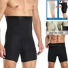 Män Tummy Control Shorts High Waist Slimming Underkläder Body Shaper Seamless Belly Girdle Boxer Briefs Abdomen Control Byxor