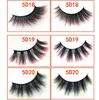 رموش الألوان 5D التدرج 15 STYLES5D MINK PACK طبيعية سميكة الرموش الخاطئة المكياج المصنوع يدويًا الرموش الخاطئة في Bulk6199736