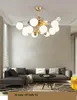 42 inch Modern Invisible Fan lights Acrylic Leaf Led Ceiling Fans 36W Power Wireless remote control ceiling fan light