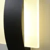 LEDウォールランプAC85-265Vモダンなシンプルなベッドルームライト屋内ダイニングルームコリドーアイル照明アルミニウムランパダ