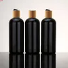 12pcs 400ml Empty Round Black Liquid Soap Lotion Cosmetic Bottle Containers Gold Aluminum Disc Top Cap,Metal Cap Bottlesgood product