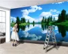Personalizado 3D Wallpaper Paisagem Modern Mural 3d Wallpaper Paisagem bonita HD Superior Interior Detalhes no 3d Wallpaper