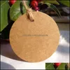 round kraft tags