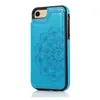 Fashion leather cases for iphone 12mini Embossed mandala wallet phone case fit 12 11 pro max cover6338672