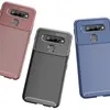 Funda de teléfono de fibra de carbono para LG V60 ThinQ V40 K20 K40S K61, funda para LG Q70 Stylo5 G8 V50 ThinQ W10 W30