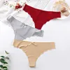 Fashion Women Seamless Panties Ice Silk Underwear G-String Thong Underpants Ultra-thin Sexy Lingerie Briefs Hipster Intimates1