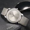 Armbandsur mens affärsklocka klassiska vattentäta klockor 40mm högkvalitativa rostfritt stål casual 5 färger1261e