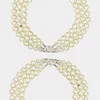 Mehrschichtiger Perle Kette Orbit Halskette Frauen Mode -Strass -Satelliten Short Halskette für Geschenkparty Hochwertiger Schmuck S5288673