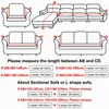 Universal size 1/2/3/4 seater Sofa cover Stretch Elasticity seat Couch covers Loveseat sofa Funiture pillow case home decoration 201119