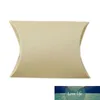 1 * Bröllopsfavator Box Söt Kraft Paper Pillow Birthday Party Present Candy Bag Sale