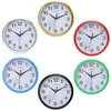 Wall Clocks 12 Hour Display Silent Retro Modern Round Colorful Vintage Rustic Decorative Antique Bedroom Time Kitchen Home Clock1