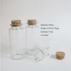 360 x 30ml Clear Glass Bottle with Wood Cork 30*70*17mm Empty Stopper Vial Used for Storage Craft Container