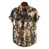 Camisas masculinas de manga curta dos homens para homens sociais de luxo homem desenhador roupas havaian elegante elegante elegante moda 220222