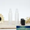 30 Stück 10 ml Milchglas-Kosmetikflasche, tragbar, leer, Roll-on-Flaschen, ätherisches Öl, Parfümbehälter, Stahl/Glas-Rollerball