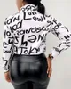 디자이너 여성 의류 Leopard 블라우스 숙녀 가을 패션 레오파드 인쇄 긴 소매 드레스 셔츠 옷깃 목 셔츠 셔츠