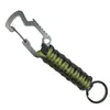 Outdoor multi-functional umbrella rope woven mountaineering buckle key chain for outdoor survival bottle opener key chain T3I51482