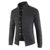 Ebaihui Fashion Winter Spring Nieuwe Herenjas Slim Fit Stand Kraag Zipper Jas Mannen Solid Katoen Dikke Warme Jassen Mannelijk