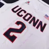 Connecticut Uconn Huskies Basketball Jersey NCAA College Gilbert Adams Wilson Drummond Gay Lamb Butler Gordon Hamilton Gaffney Springs Brown