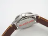 3 stilar Tappning Luxury Mens Klockor SM300 165024 165.024 Militär Ring 2836 Automatisk rörelse Brown Leather Strap Sport Armbandsur