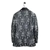 2020 Black Floral Paisley Tuxedos British Style Dîner Veste châle Reponte personnalisée Mentille Slim Fit Blazer Mariage pour 3198443