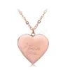 "Je t'aime" sculpté 6 couleurs bricolage coeur d'amour Message secret médaillon collier pendentif Vintage cadeau pour les Couples personnalisé