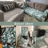 Embossing Process Modern Couch Cover Sofa Handdoek Bladeren Afdrukken Afneembare Armrest Slipcovers Pet Hond Kids Mat Meubelbeschermer LJ201216