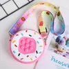 New Fashion Fidget Toys Women Messenger Bag Coin Purse Decompression Toy Push Bubble Anti Stress Squeeze Toys for Kid