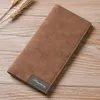 Hot Sale Hot Sale Men Long Wallet Casual Male Card Wallet Soft Leather Slim Thin Purses For College Students Clutch Money Bag