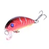 Hengjia laser vissen lokken minnow 20 stks / partij 5 cm 3,6 g 10 # haken vissen tackle lokken voor forel klassieke minnow japan treble hook