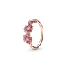 Женские 925 Стерлинговые серебряные обручальные кольца Cubic Zirconia Diamonds для Pandora Rose Gold Flip Ring Crown Daisy Romance Invagement Ladies подарок с коробкой