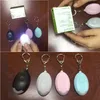 130db Egg Shape Self Defense Alarm Girls Women Kids old men Security Protect Personal Safety Scream Loud Keychain with Retail package