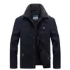 ブランド冬の暖かいジャケットパーカーコートメン高品質のミリタリーウィンドブレーカーメンカジュアルフリースジャケット大規模M-6XL 201127