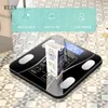 Смарт аккумуляторные электронные беспроводные цифровые жирные масштабы жира в корпусе домохозяйство Bluetooth взрослый корпус жира, измерительное мобильное приложение H1229