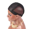 Black/Brown/Dark Brown/Yellow Double Lace Wig Caps For Making Wigs Hair Net with Adjustable Straps and Combs Wig Caps Swiss Lace Bellahair