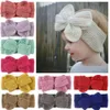 Baby hair band children autumn winter knitting bow knot hair accessories 11 color girl boutique Headband Lovely Kids Headwraps wholesale