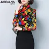 Elegant Sheer Turtlenecks Women's Blouses Fashion Korean Style Long Sleeve Blouse Women Elasticity Floral Shirt See Through Tops 201029